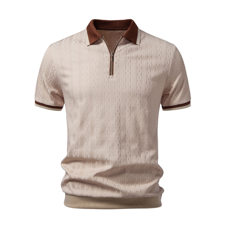 DINO | Polo de Hombre de Punto con Cremallera