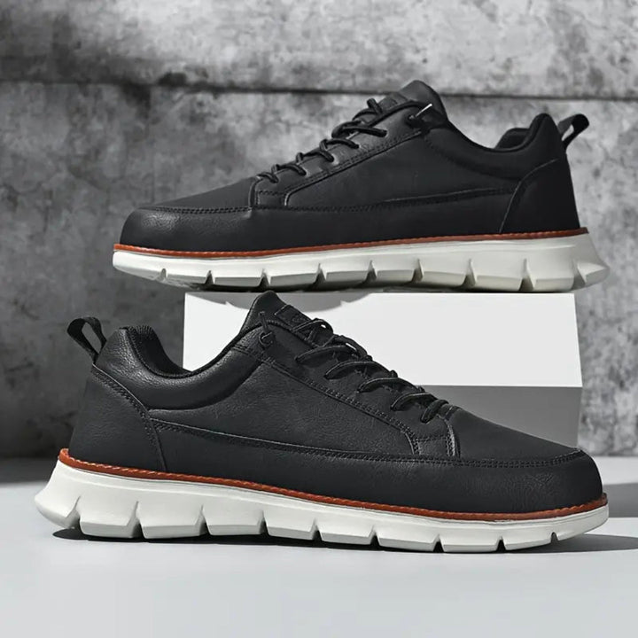 BRUNO | Zapatos Casual de Hombre de Cuero Azul Marino