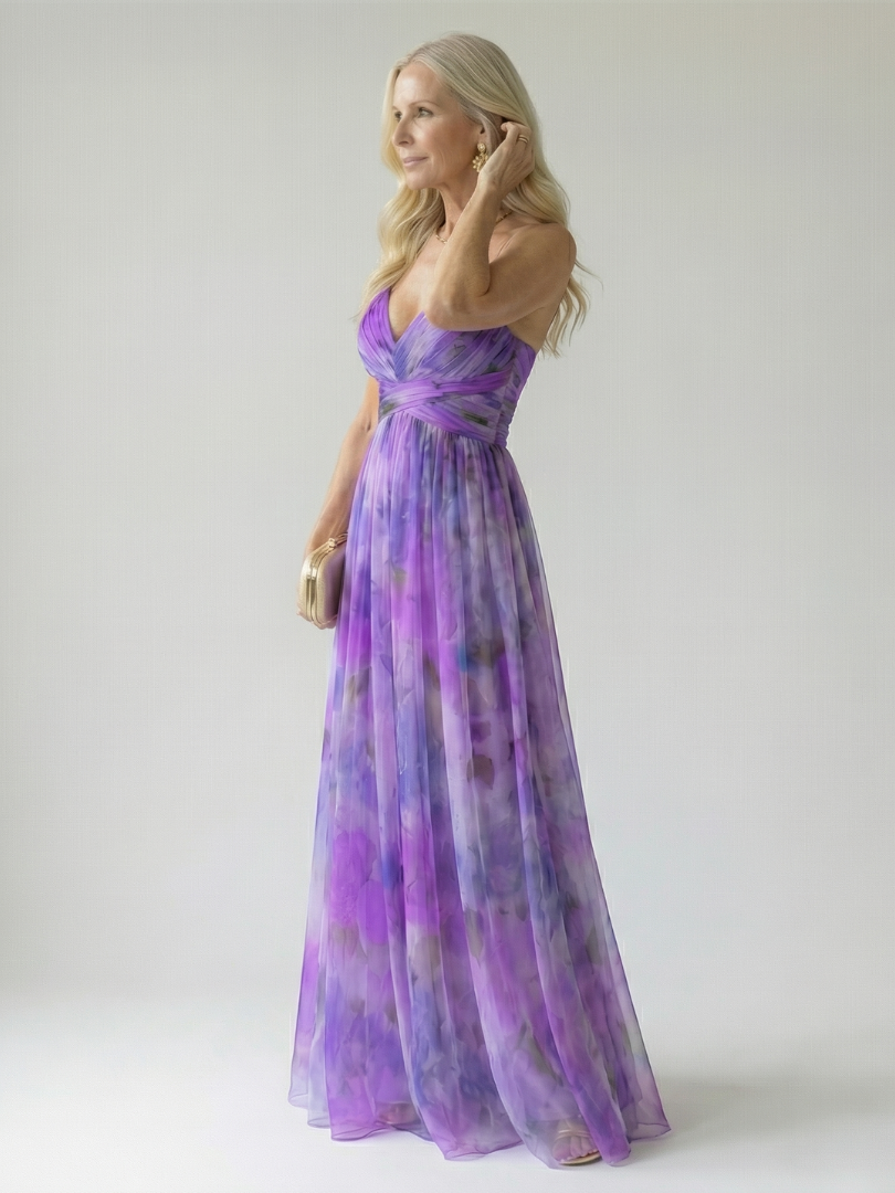 Isel Vestido Maxi Envuelto Suave — Elegancia sin esfuerzo, Silueta fluida