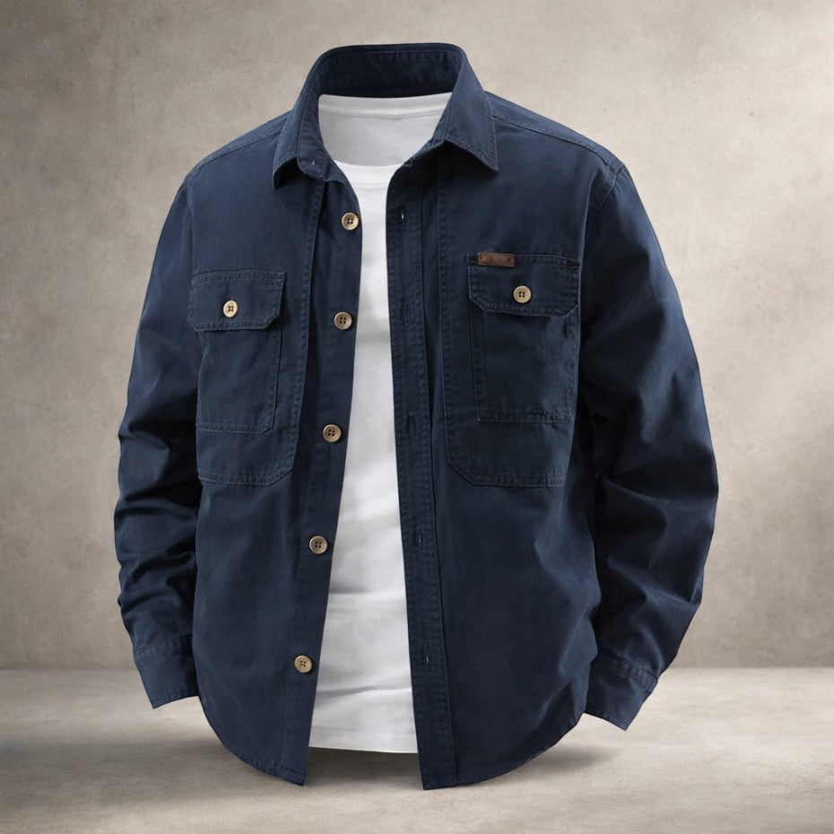 Jamie overshirt de algodón suave, elegante y cómodo