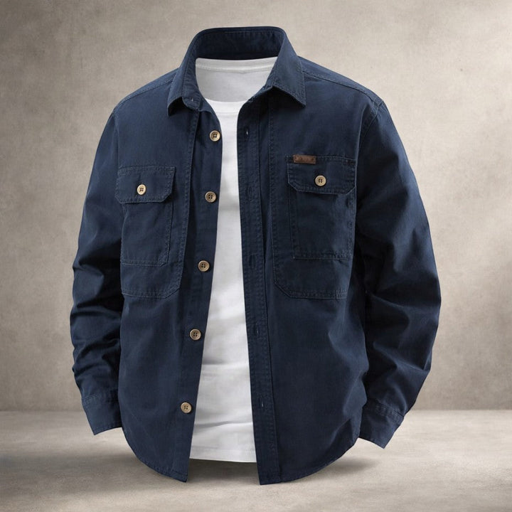 Jamie overshirt de algodón suave, elegante y cómodo