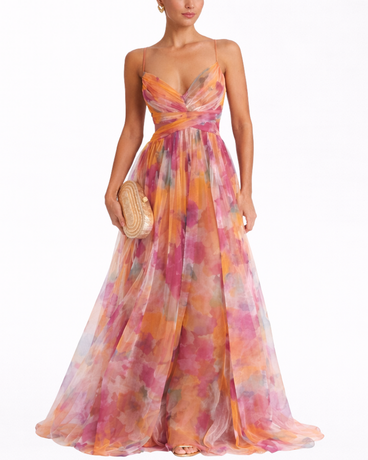 Martina™ | Vestido maxi floral encantador