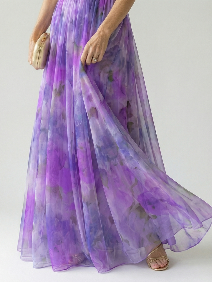 Isel Vestido Maxi Envuelto Suave — Elegancia sin esfuerzo, Silueta fluida