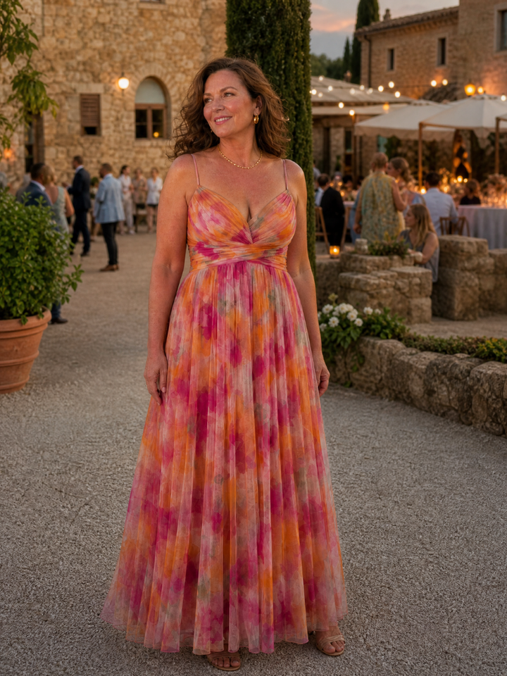 Isel Vestido Maxi Envuelto Suave — Elegancia sin esfuerzo, Silueta fluida