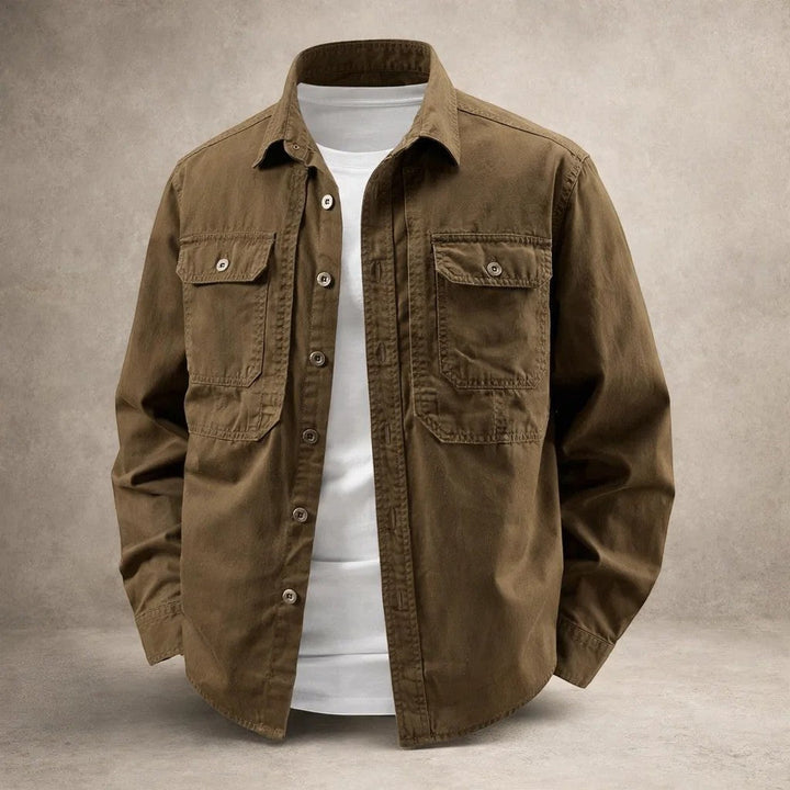 Jamie overshirt de algodón suave, elegante y cómodo