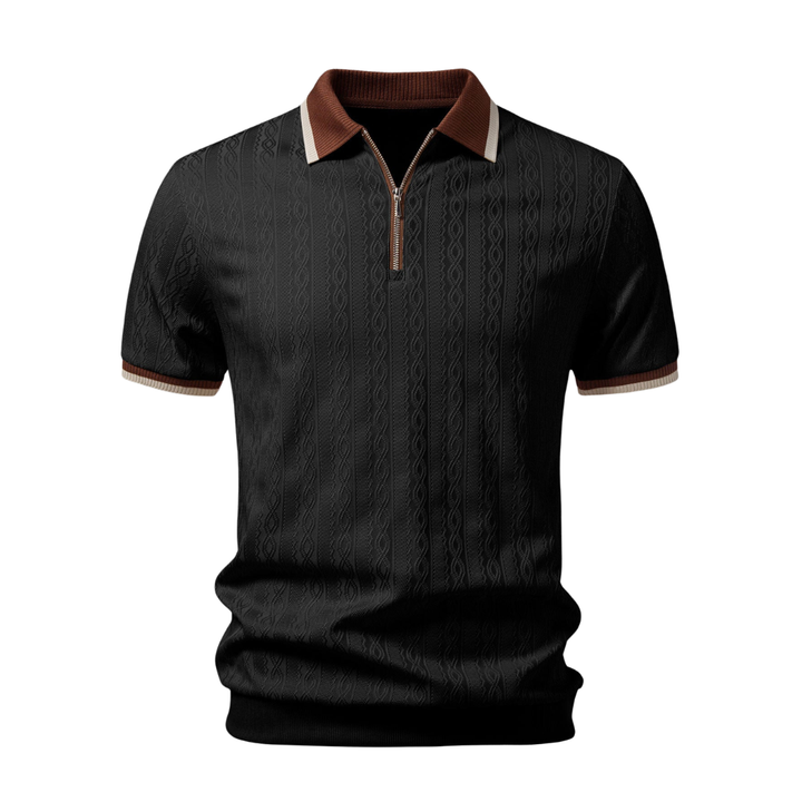 DINO | Polo de Hombre de Punto con Cremallera