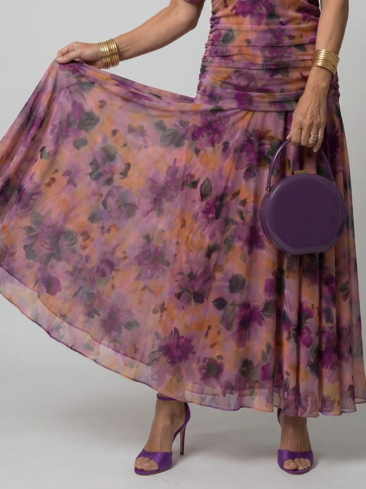 Vestido midi fluido con hombros descubiertos Calen - Silueta elegante y sin esfuerzo