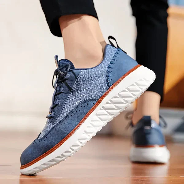 Vittorio | Zapatillas Oxford de Cuero Trenzado