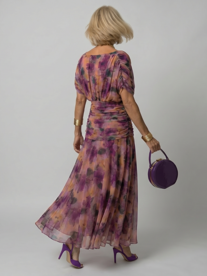 Vestido midi fluido con hombros descubiertos Calen - Silueta elegante y sin esfuerzo