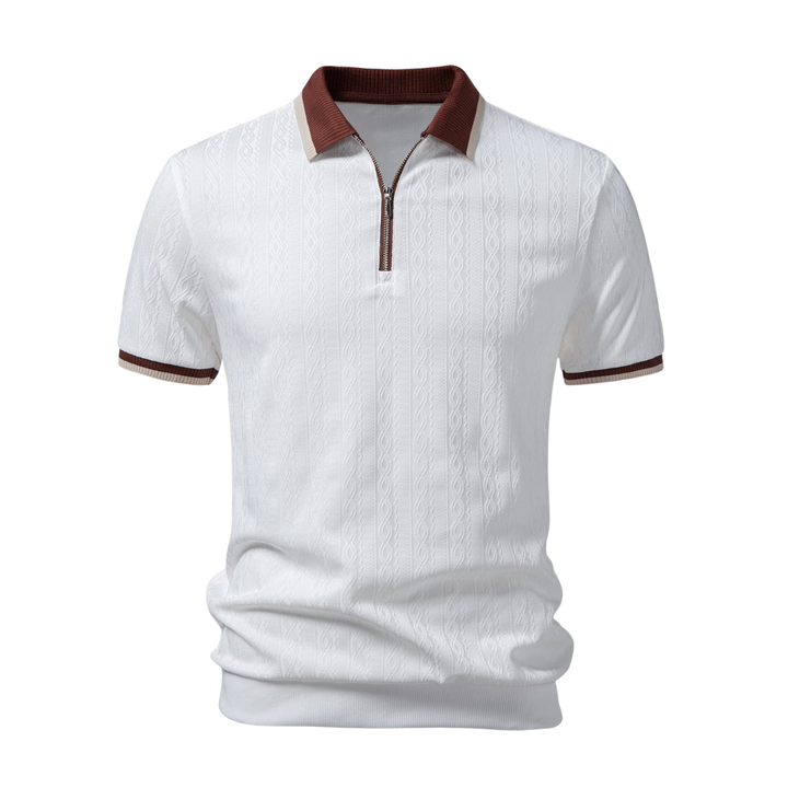 DINO | Polo de Hombre de Punto con Cremallera