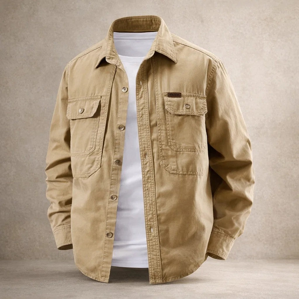 Jamie overshirt de algodón suave, elegante y cómodo