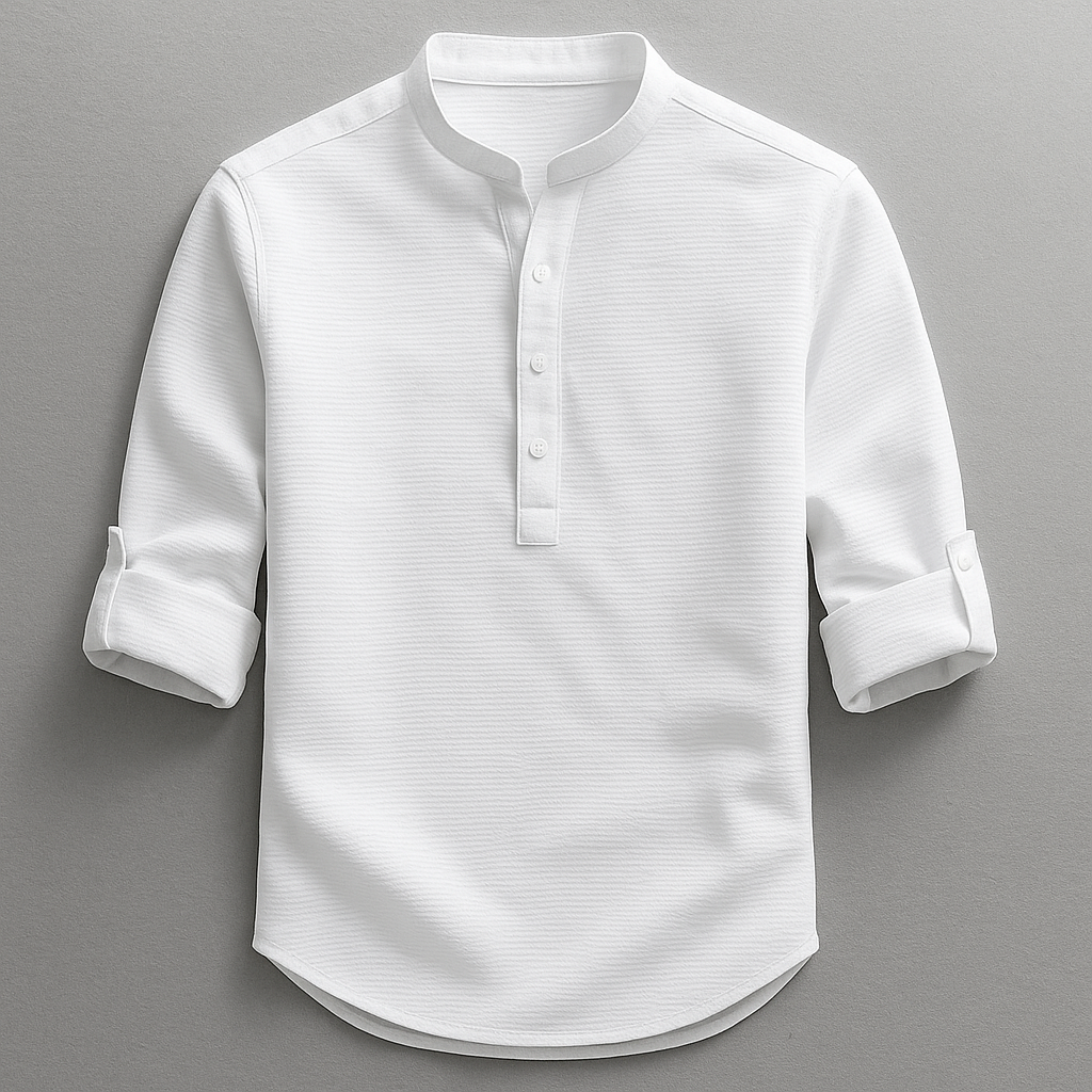 Hudson Camisa Henley Clásica