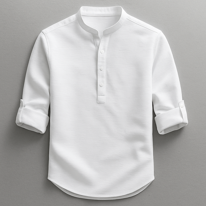 Hudson Camisa Henley Clásica