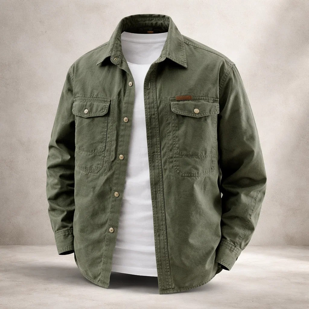 Jamie overshirt de algodón suave, elegante y cómodo