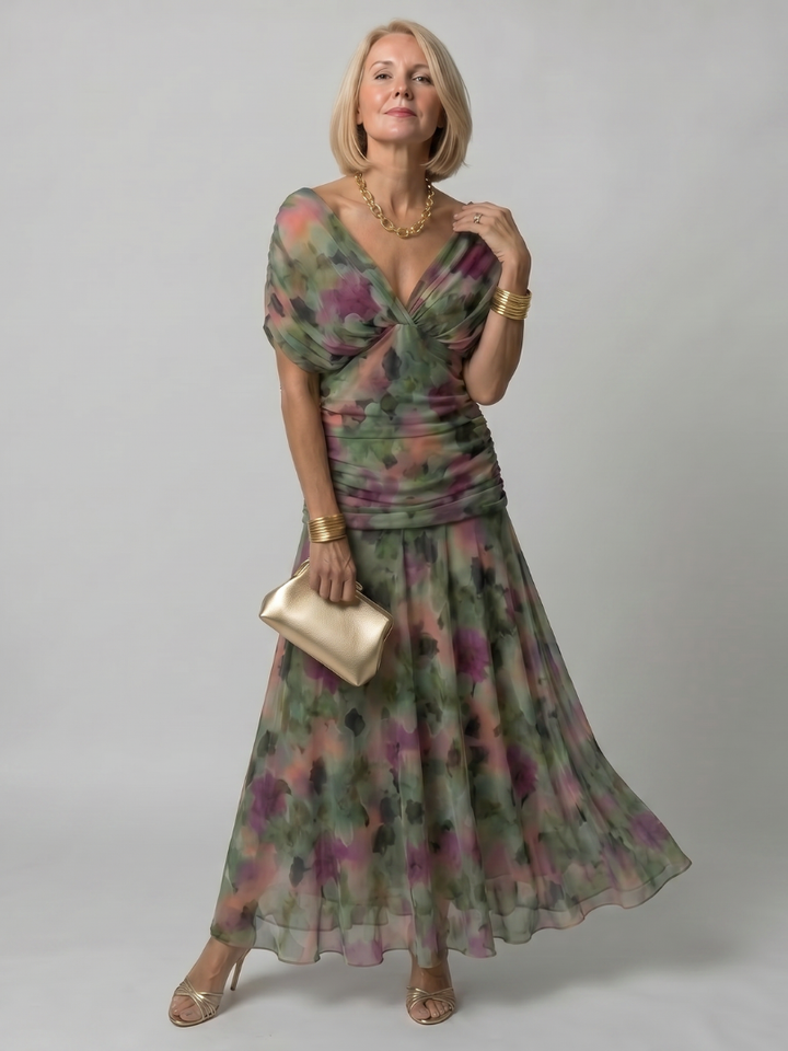 Vestido midi fluido con hombros descubiertos Calen - Silueta elegante y sin esfuerzo