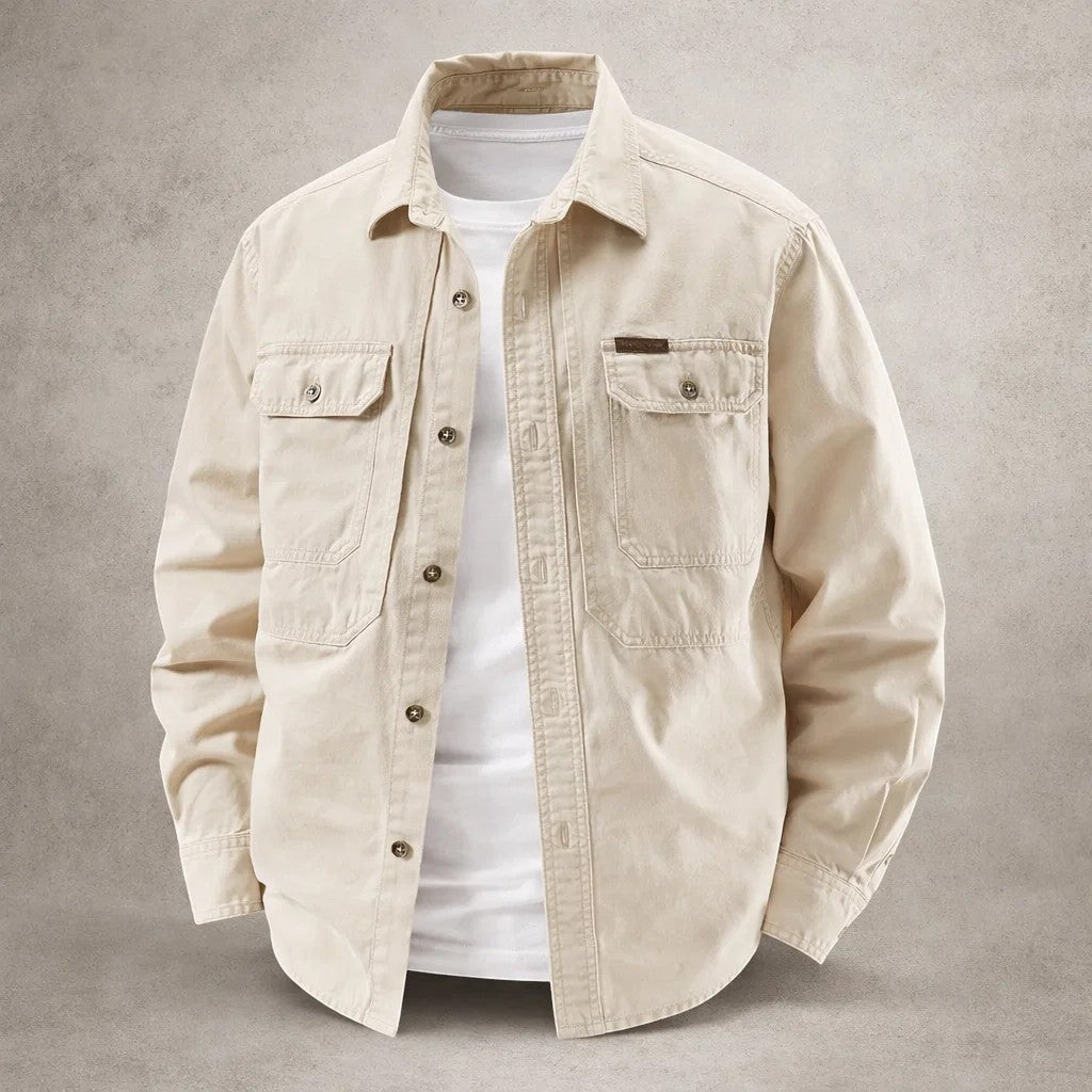 Jamie overshirt de algodón suave, elegante y cómodo