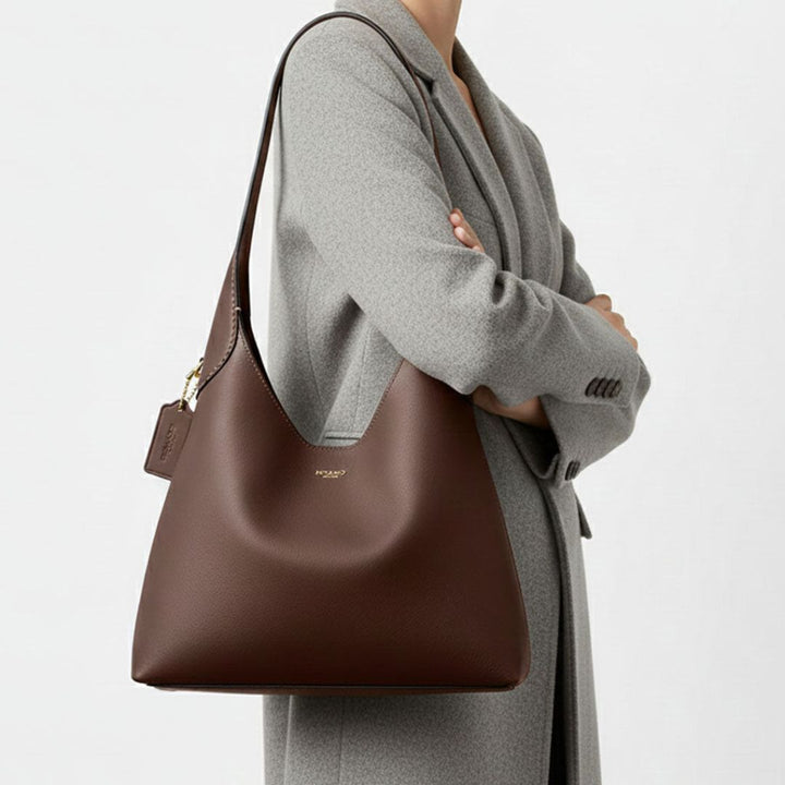 Bolso de Hombro de Cuero Sterling Grain