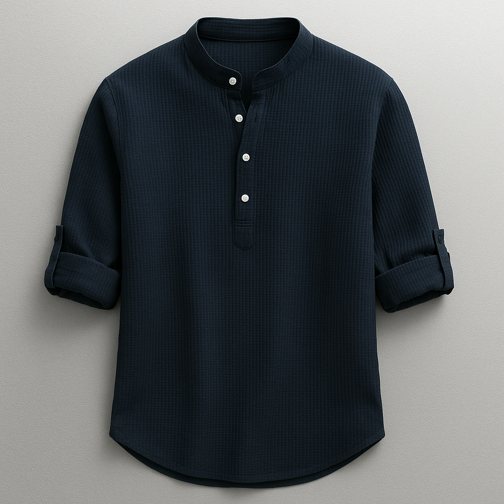 Hudson Camisa Henley Clásica