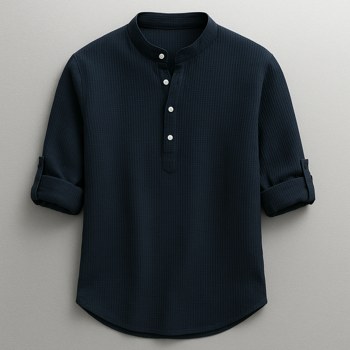 Hudson Camisa Henley Clásica