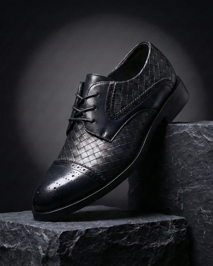 Bellville – Zapatos Oxford de Piel Trenzada