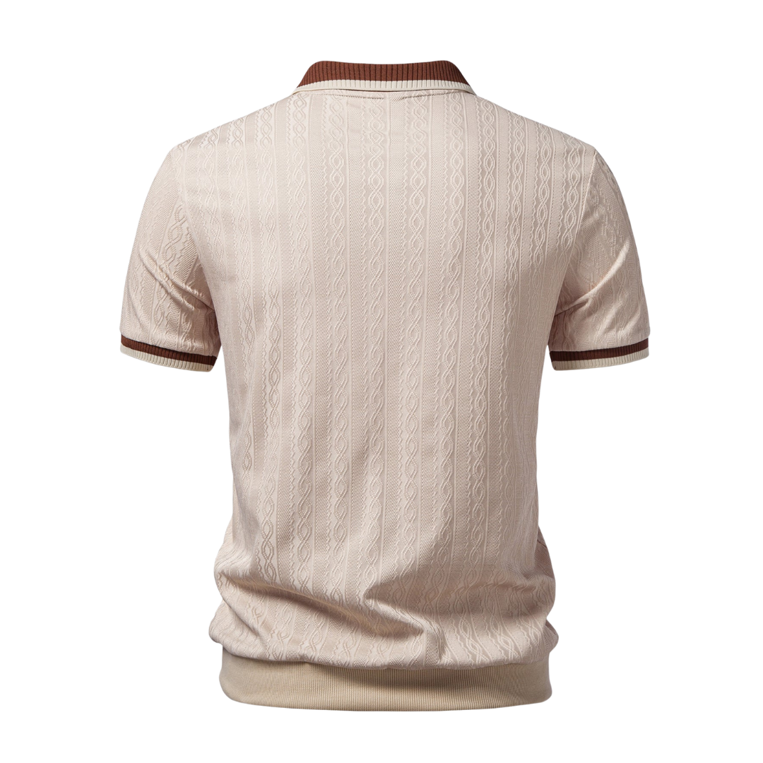 DINO | Polo de Hombre de Punto con Cremallera