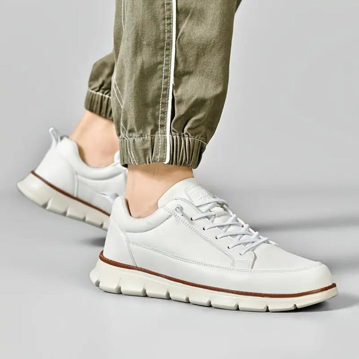 BRUNO | Zapatos Casual de Hombre de Cuero Azul Marino