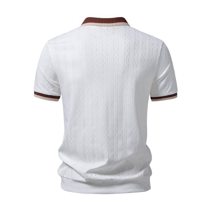 DINO | Polo de Hombre de Punto con Cremallera
