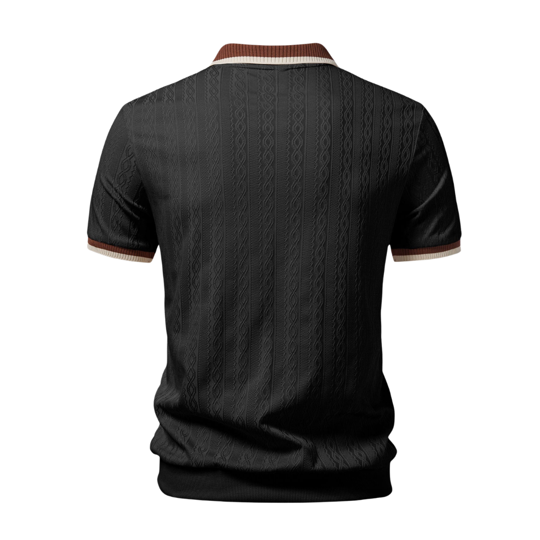 DINO | Polo de Hombre de Punto con Cremallera