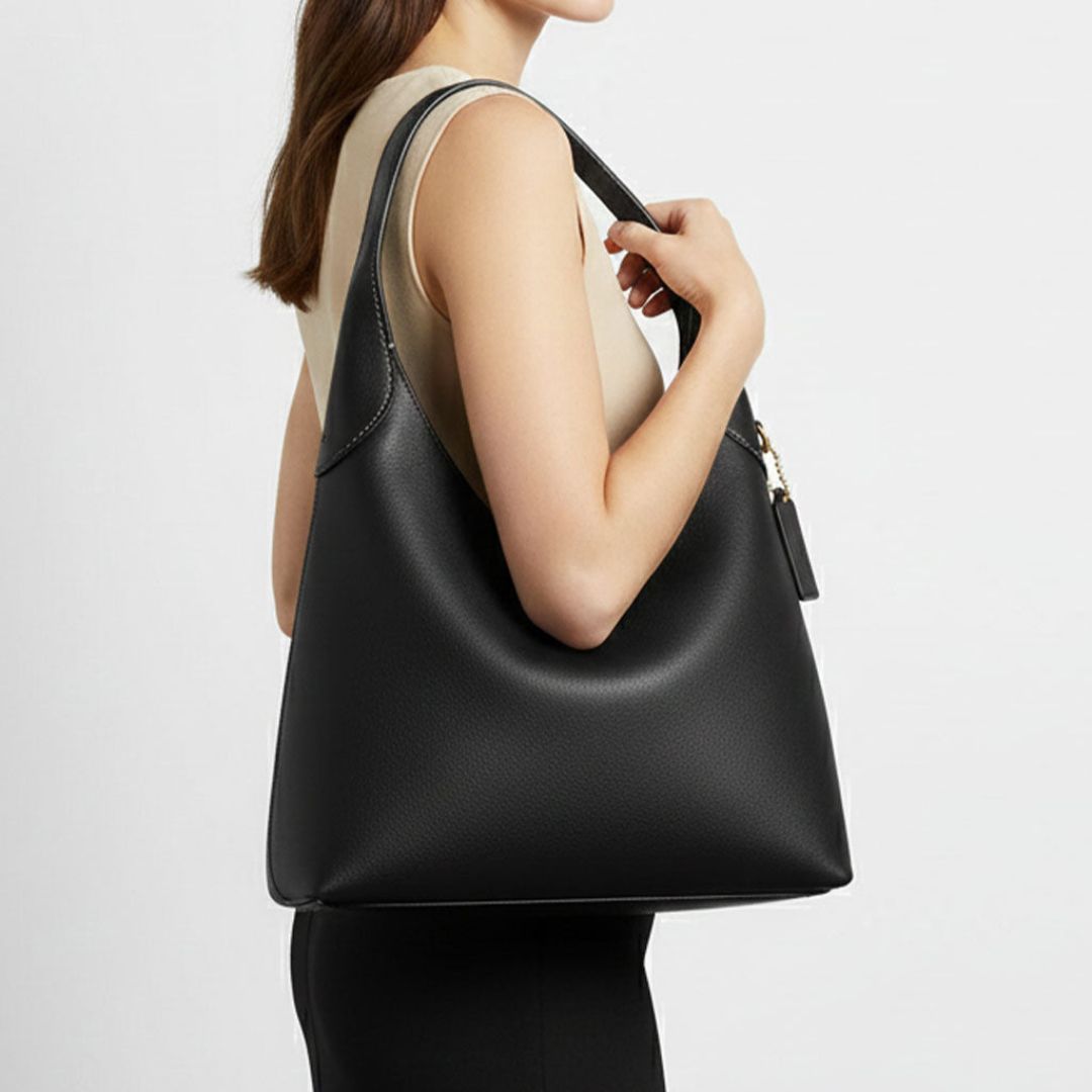 Bolso de Hombro de Cuero Sterling Grain