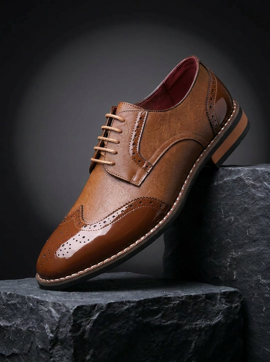 Zapatos Aaron Oxford de Cuero
