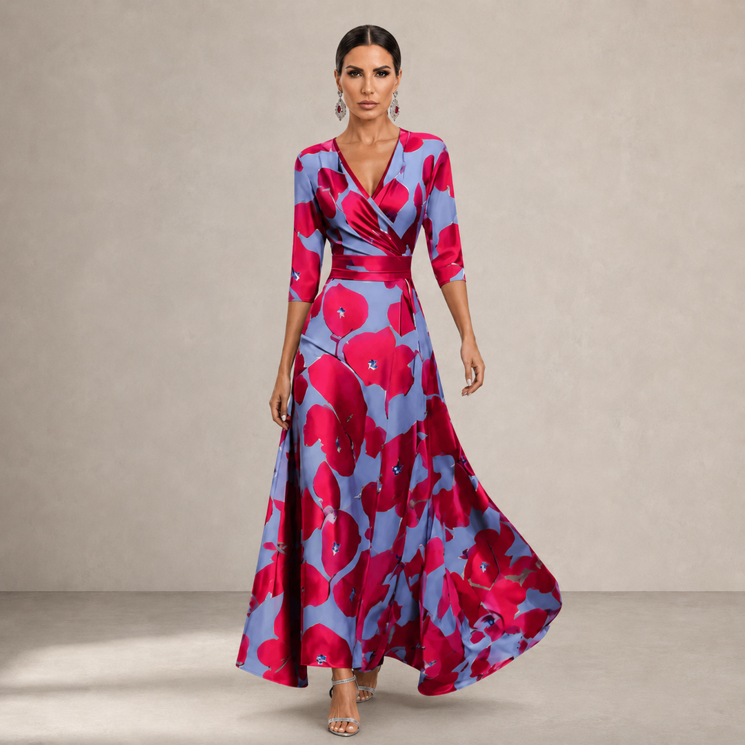 Catalina™ | Vestido largo floral elegante