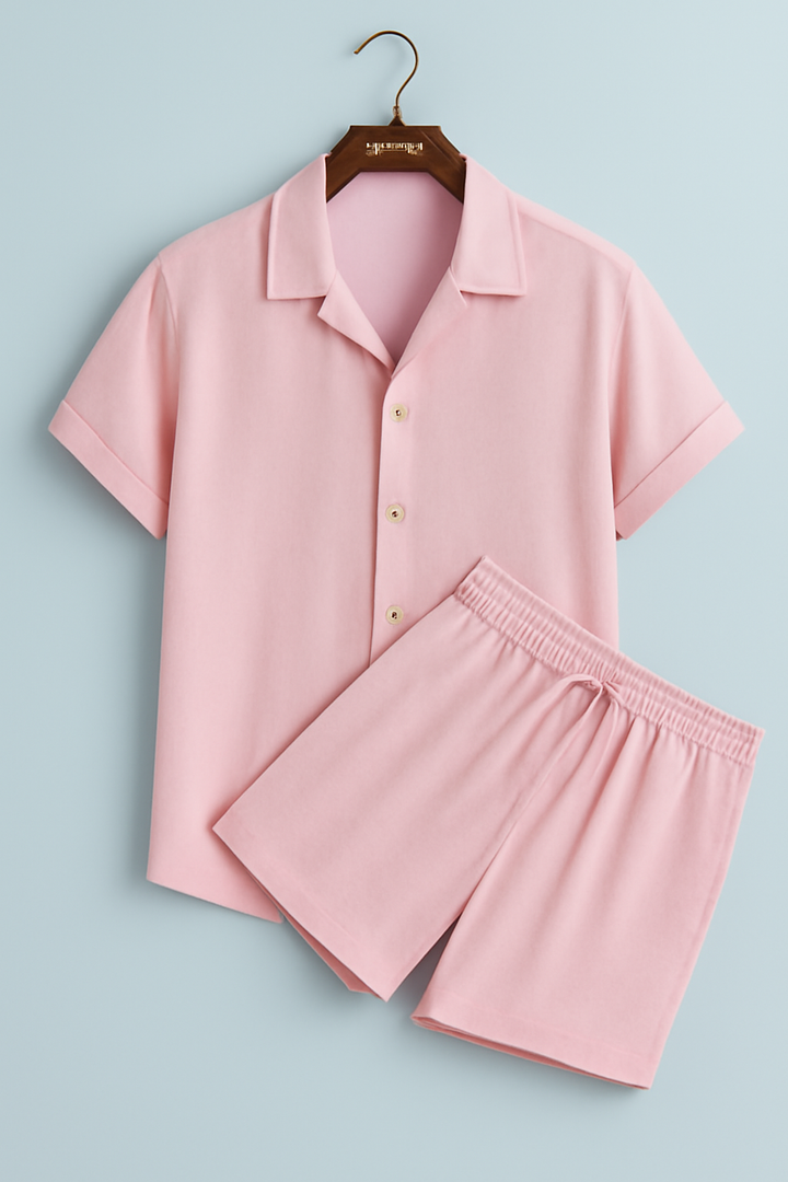 Noir™ Conjunto de 2 piezas de lino y algodón para verano
