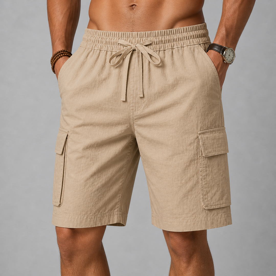 Arlo shorts cargo de tiro relajado con cordón