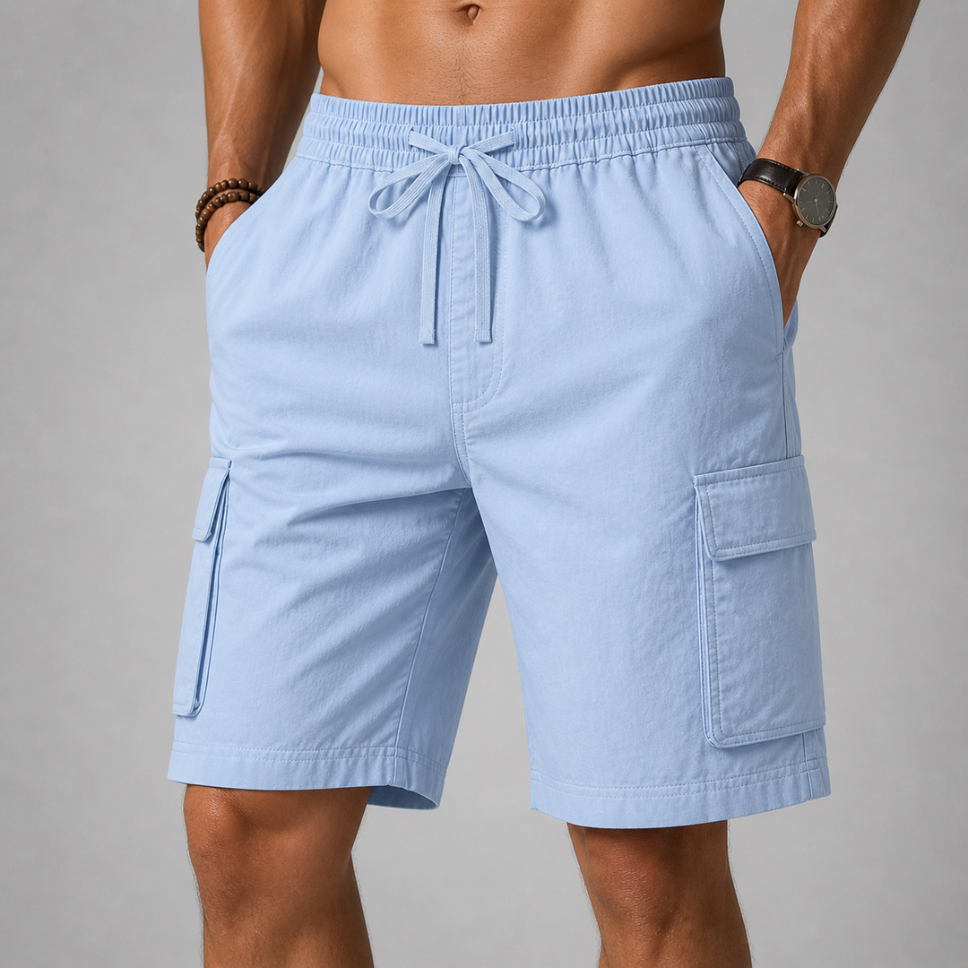 Arlo shorts cargo de tiro relajado con cordón