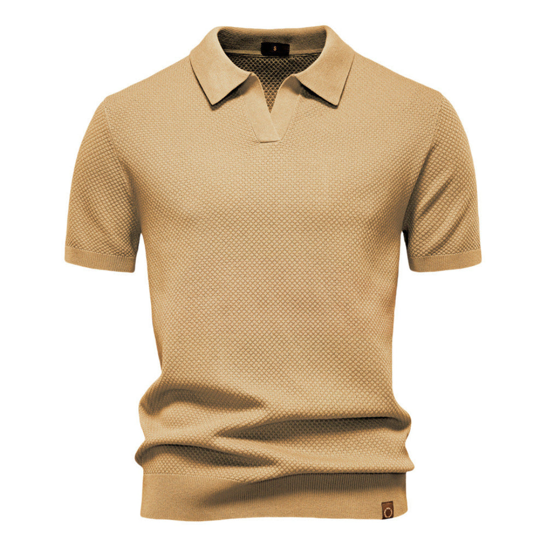 LEONE | Polo de Hombre de Punto Calado
