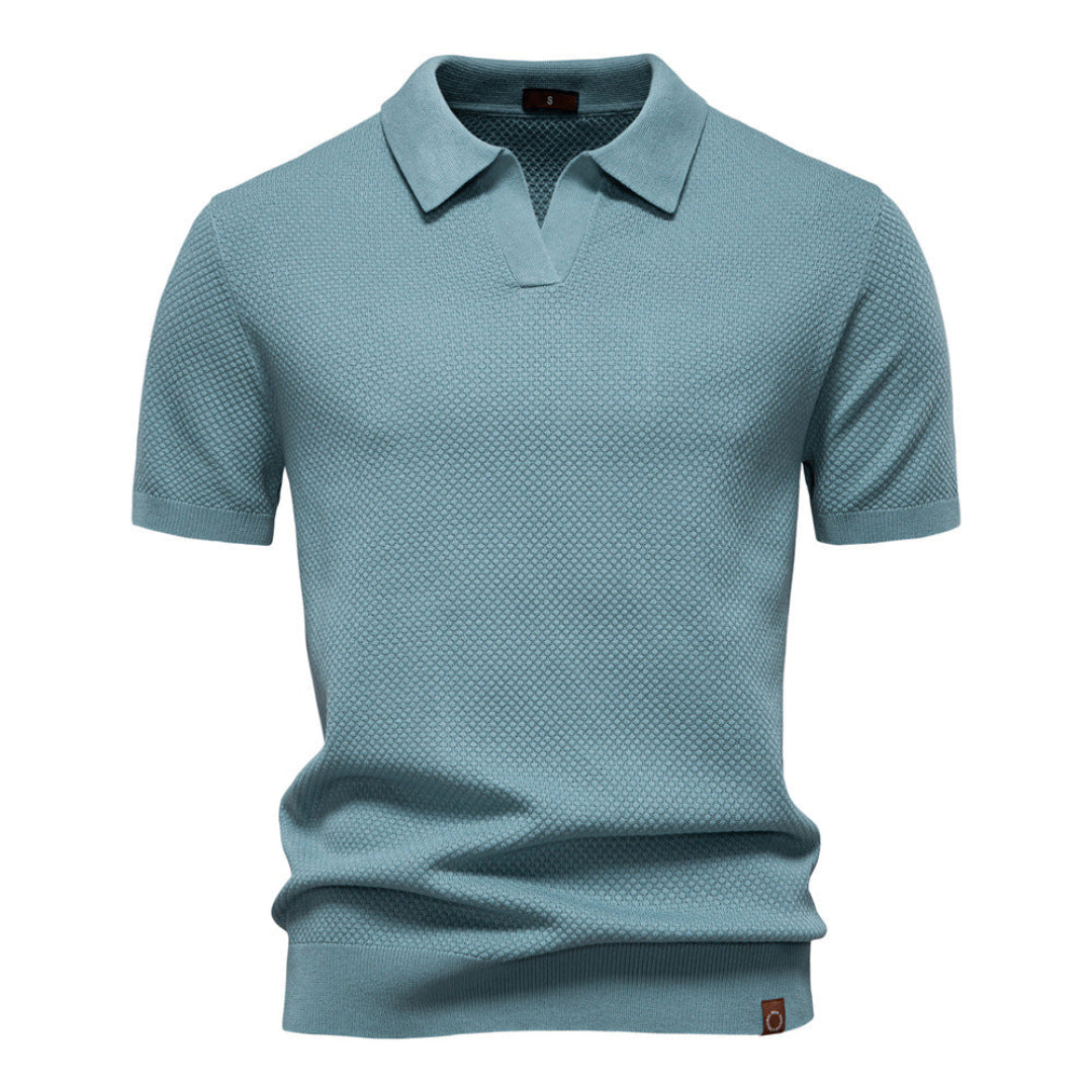 LEONE | Polo de Hombre de Punto Calado