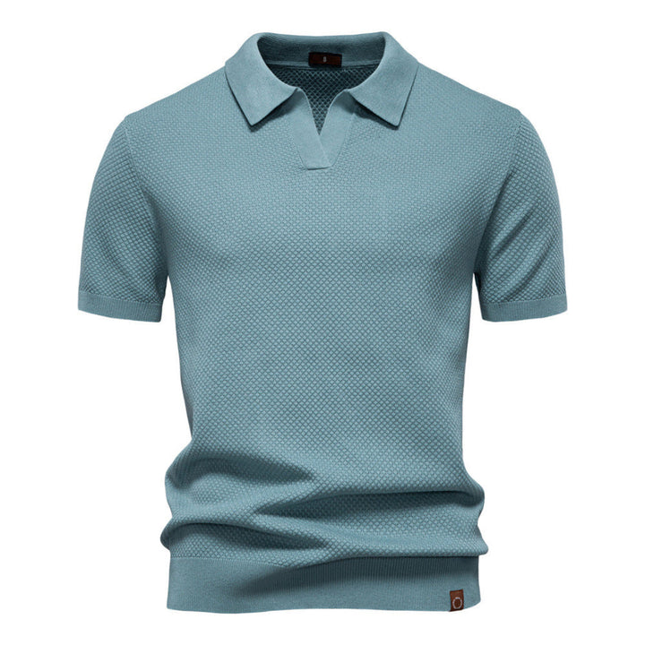 LEONE | Polo de Hombre de Punto Calado