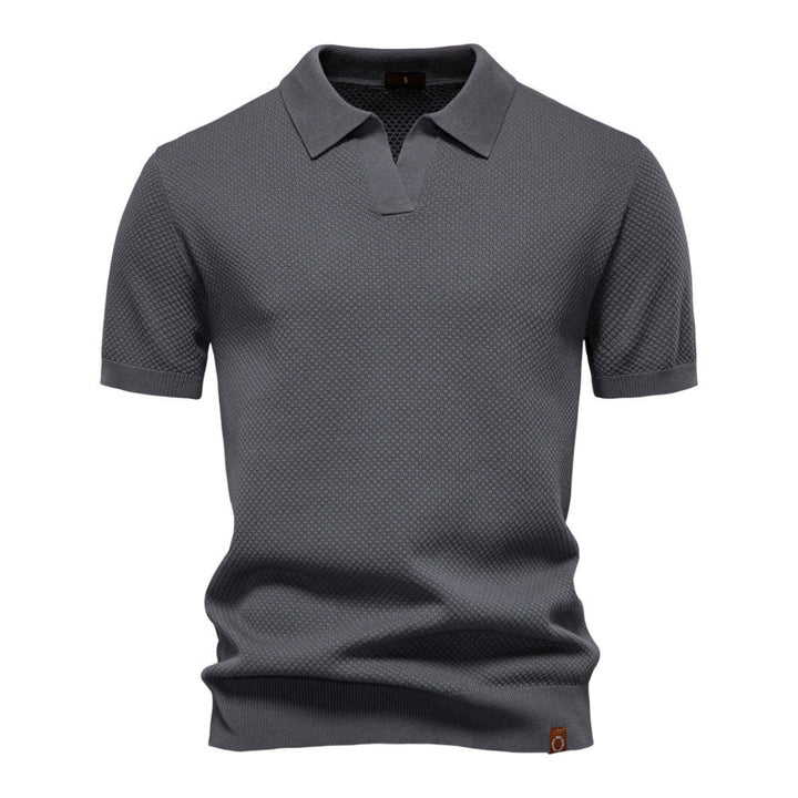 LEONE | Polo de Hombre de Punto Calado