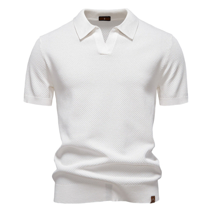 LEONE | Polo de Hombre de Punto Calado