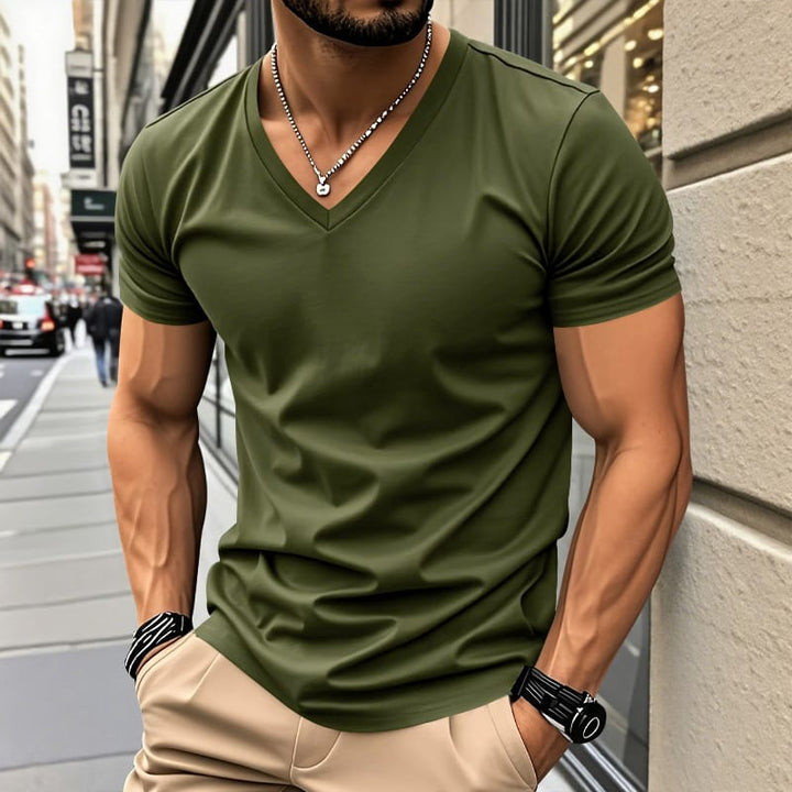 André Ferran Camiseta Lido con cuello en V