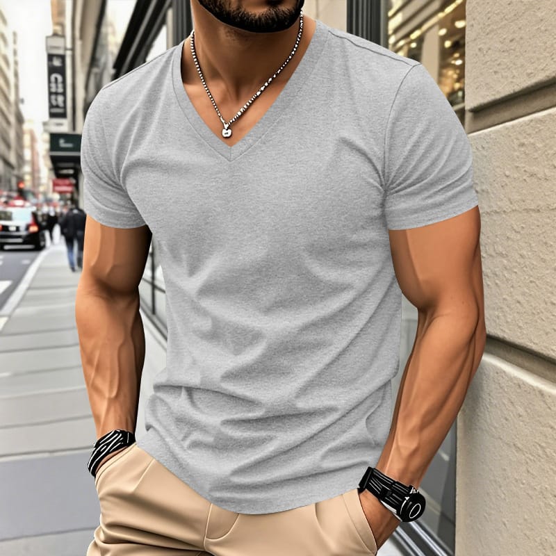André Ferran Camiseta Lido con cuello en V