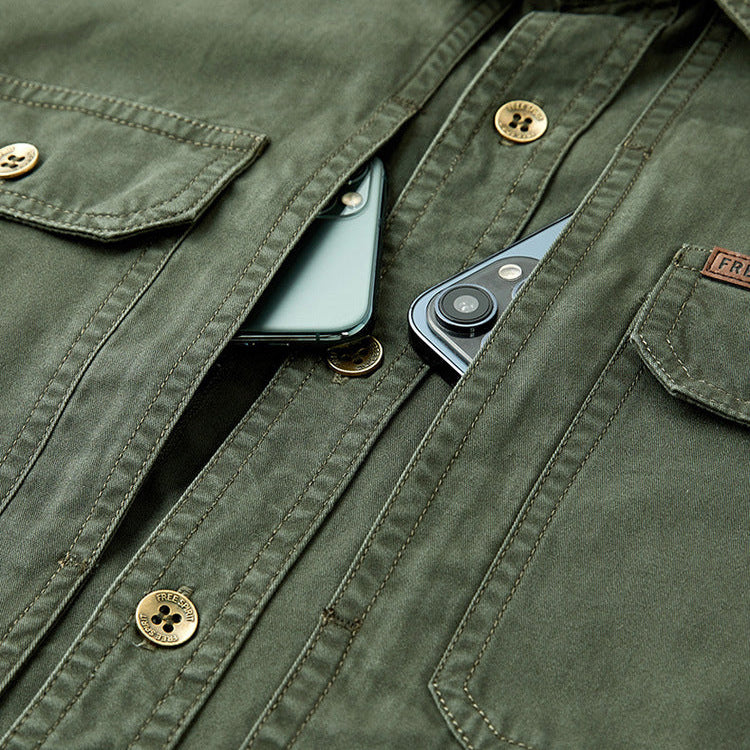 Jamie overshirt de algodón suave, elegante y cómodo