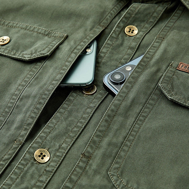 Jamie overshirt de algodón suave, elegante y cómodo