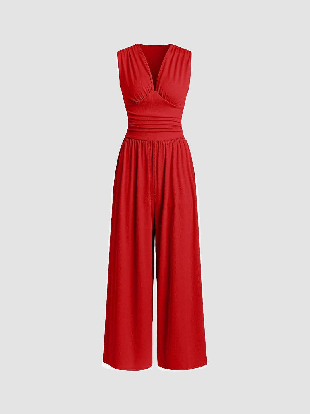 CHARITY – Mono sin mangas de pierna ancha, elegante