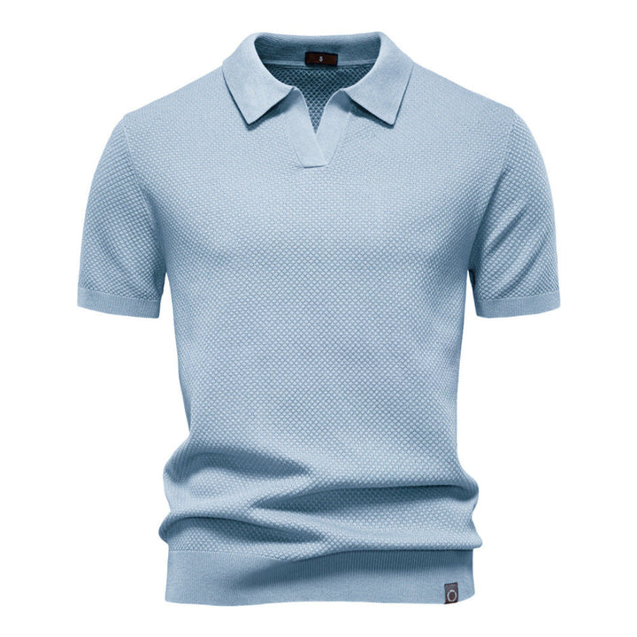 LEONE | Polo de Hombre de Punto Calado