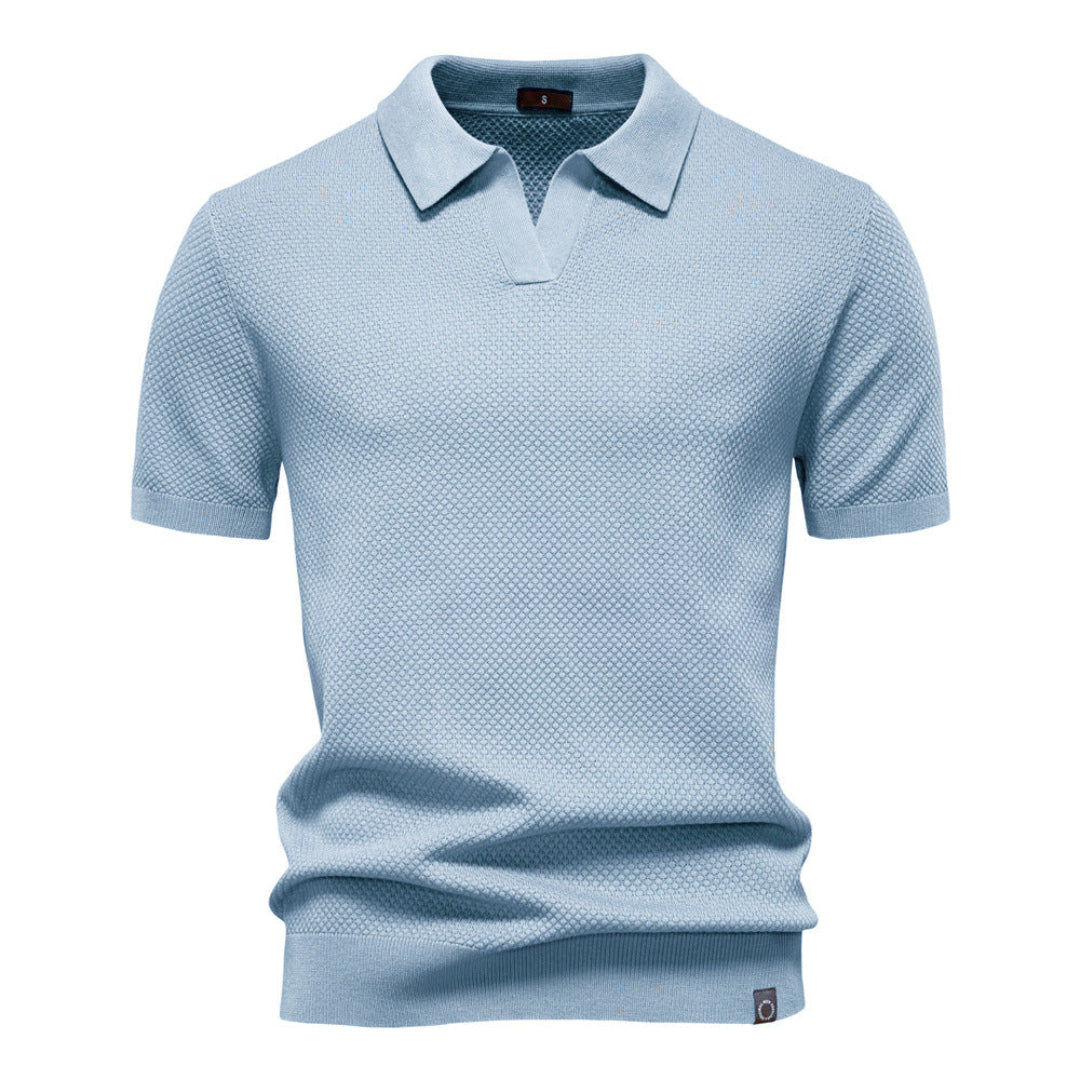 LEONE | Polo de Hombre de Punto Calado