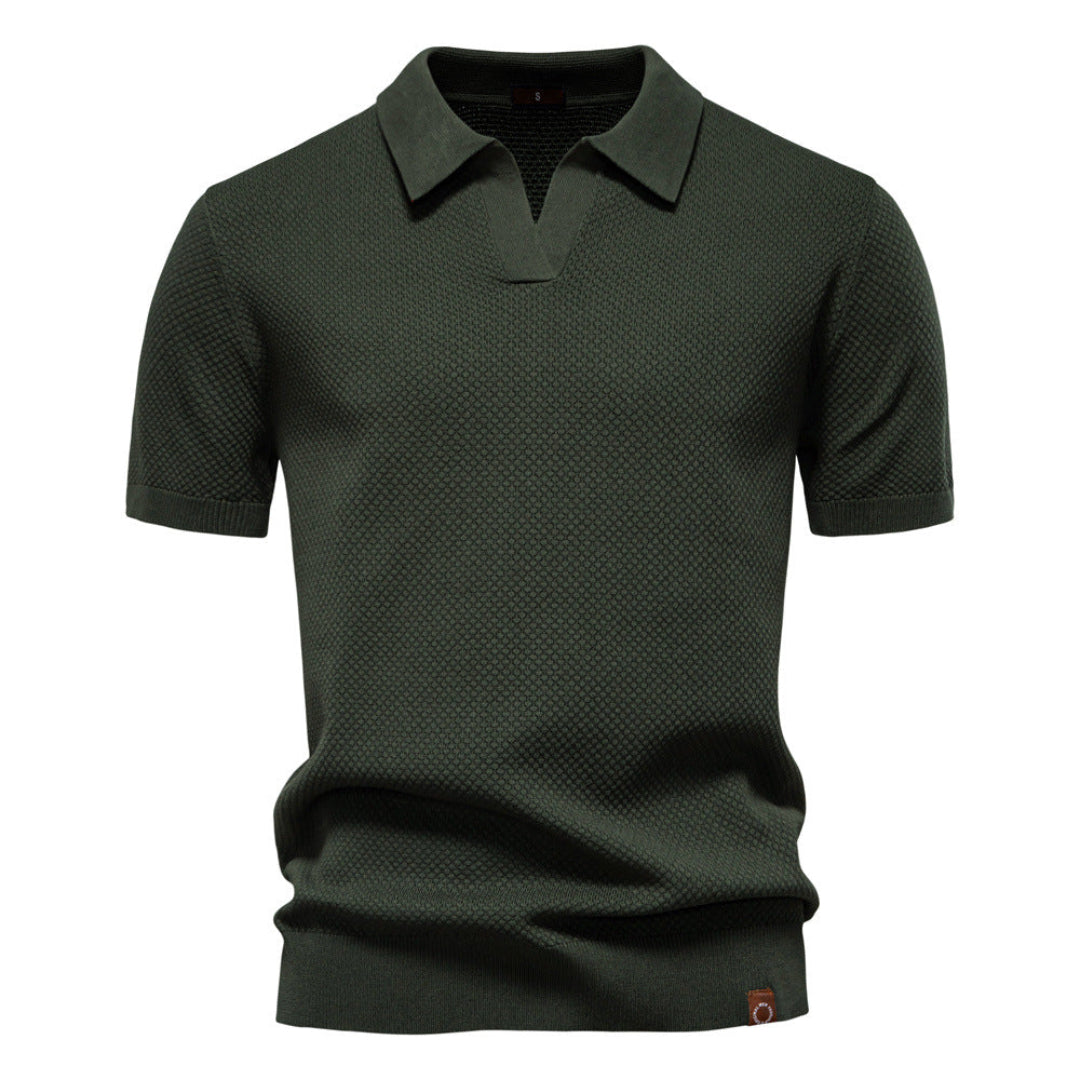 LEONE | Polo de Hombre de Punto Calado