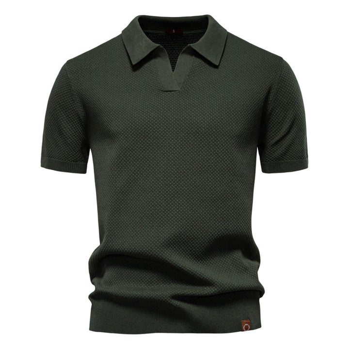 LEONE | Polo de Hombre de Punto Calado