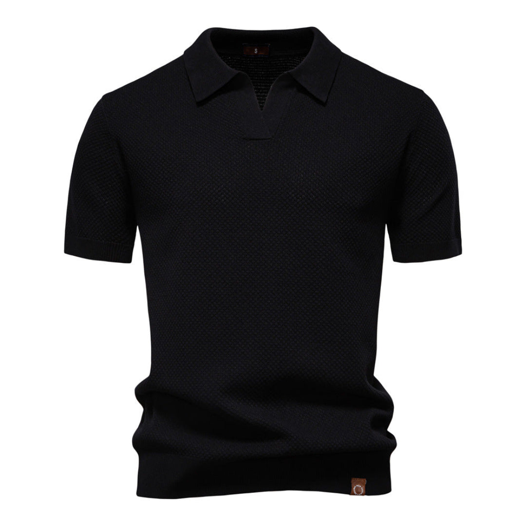LEONE | Polo de Hombre de Punto Calado