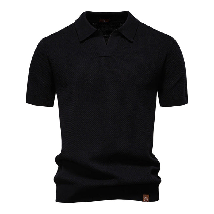 LEONE | Polo de Hombre de Punto Calado